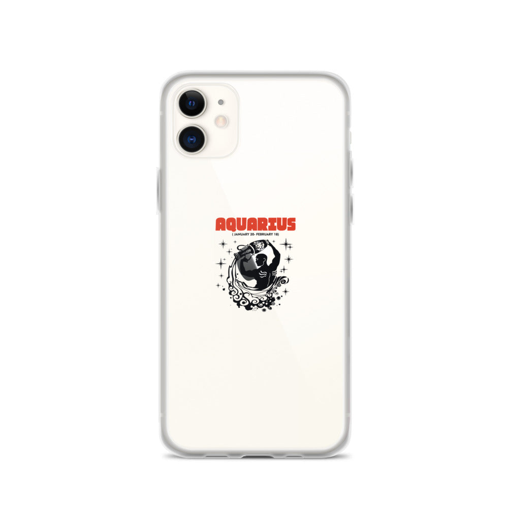 AQUARIUS - iPhone Case Transparent