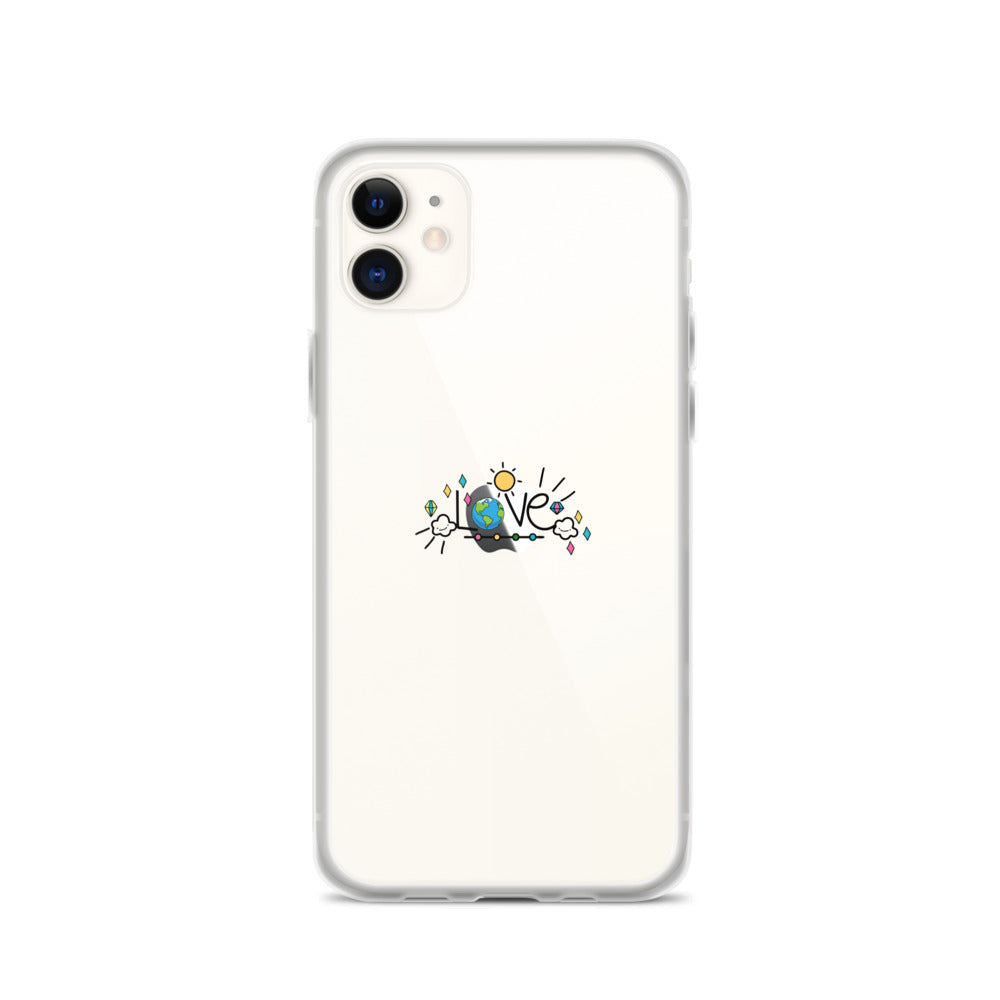 LOVE EARTH - iPhone Case Transparent