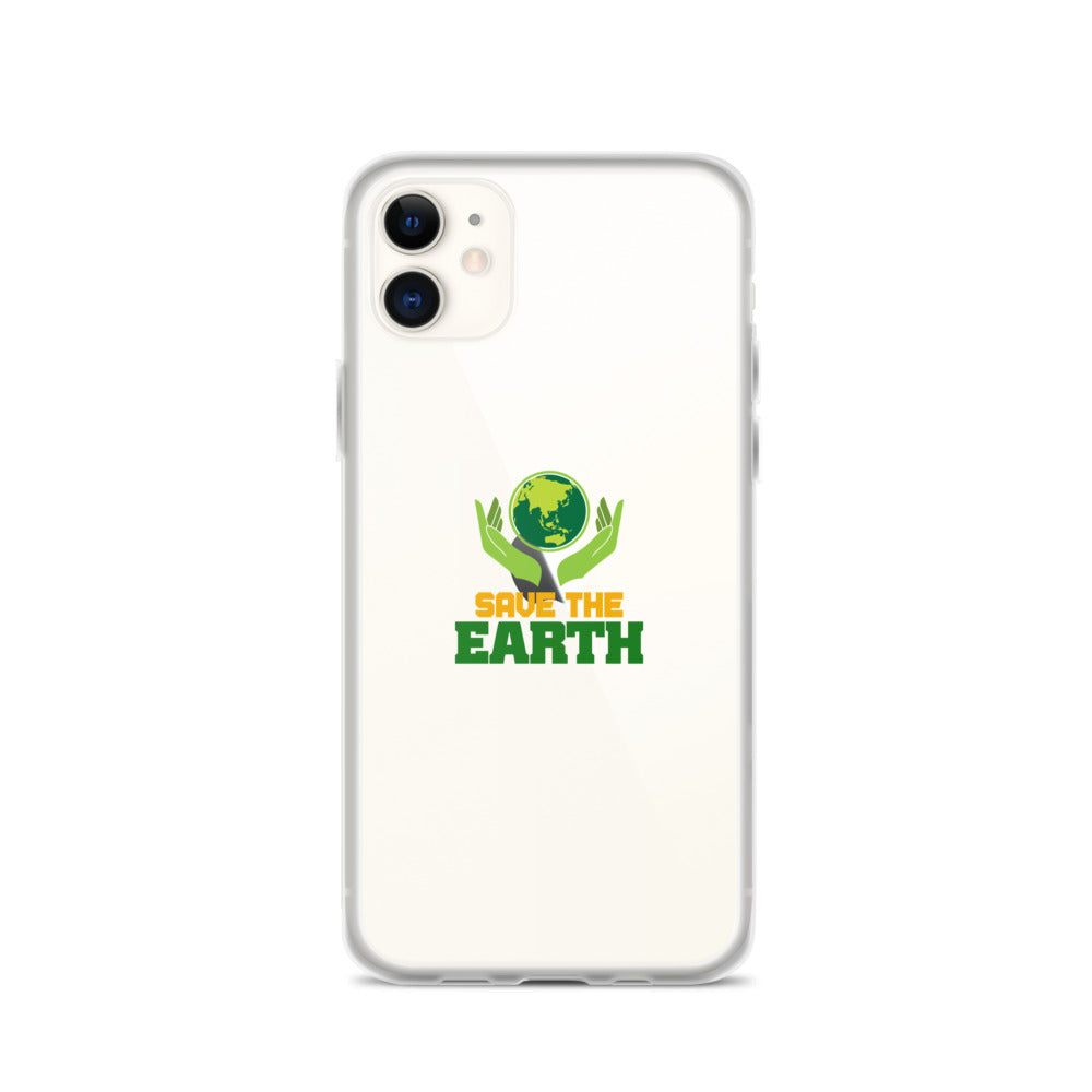 SAVE THE EARTH - iPhone Case Transparent