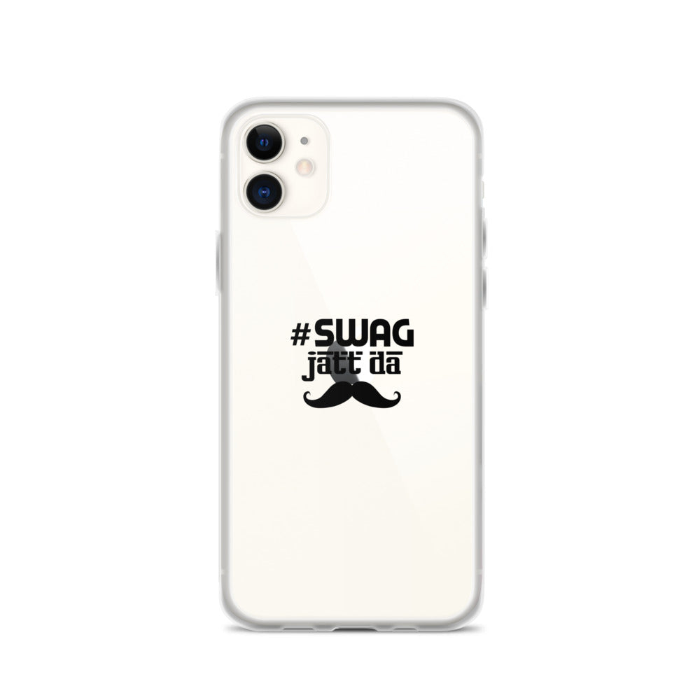 SWAG JATT DA - iPhone Case Transparent