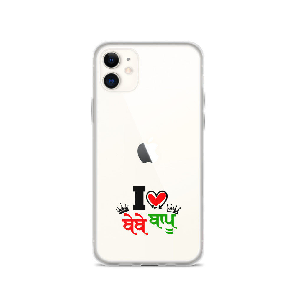 I LOVE BEBE BAPU - iPhone Case