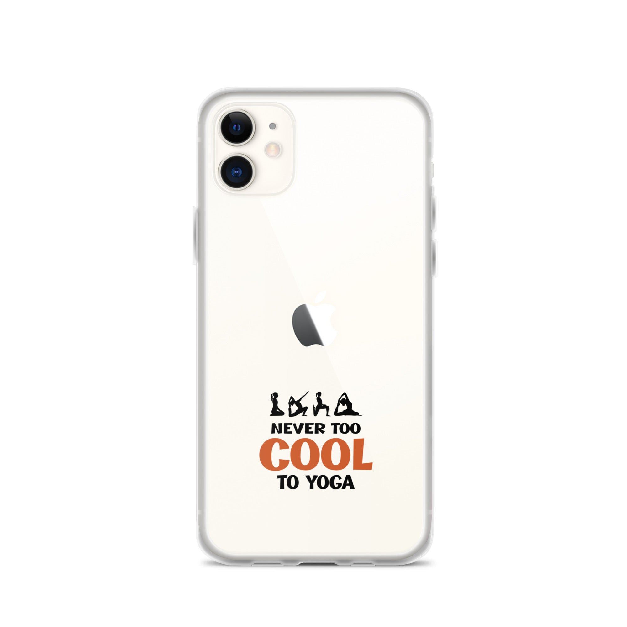 NEVER TOO COOL TO YOGA - iPhone Case