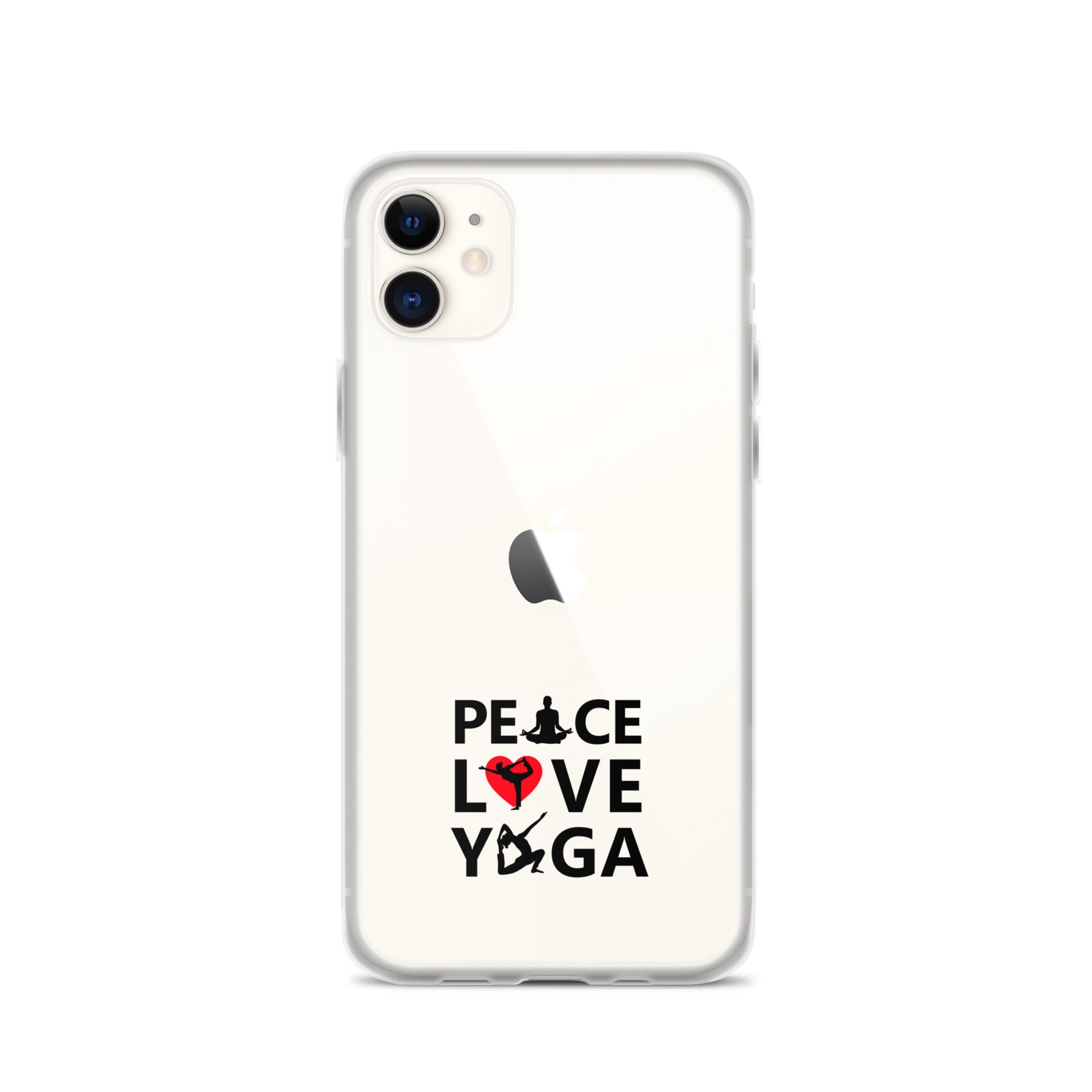 PEACE LOVE YOGA - iPhone Case