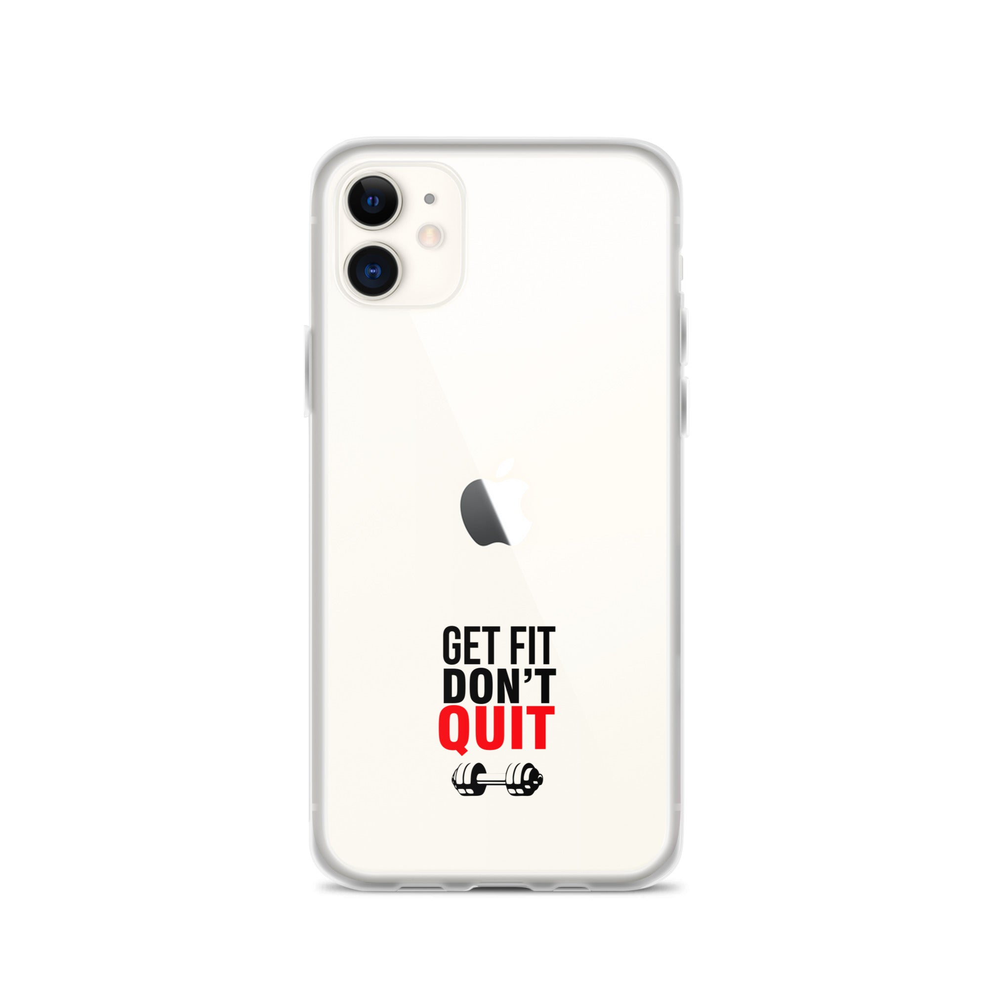 GET FIT DON'T QUIT - iPhone Case