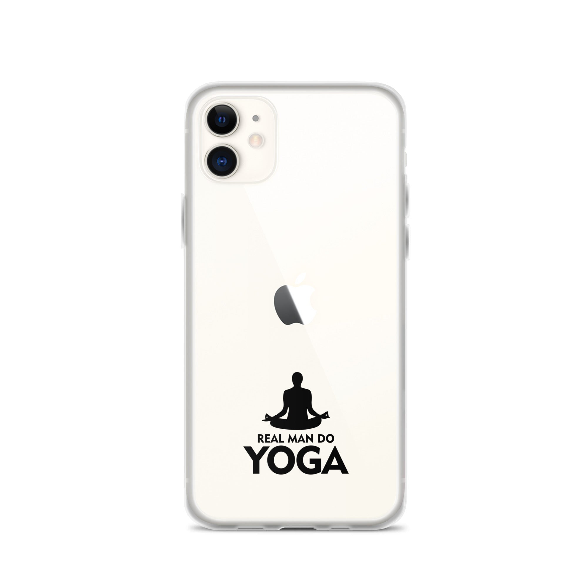 REAL MAN DO YOGA - iPhone Case