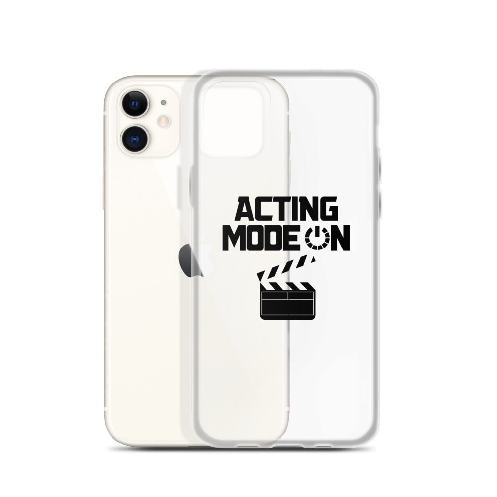 Acting mode - iPhone Case Transparent