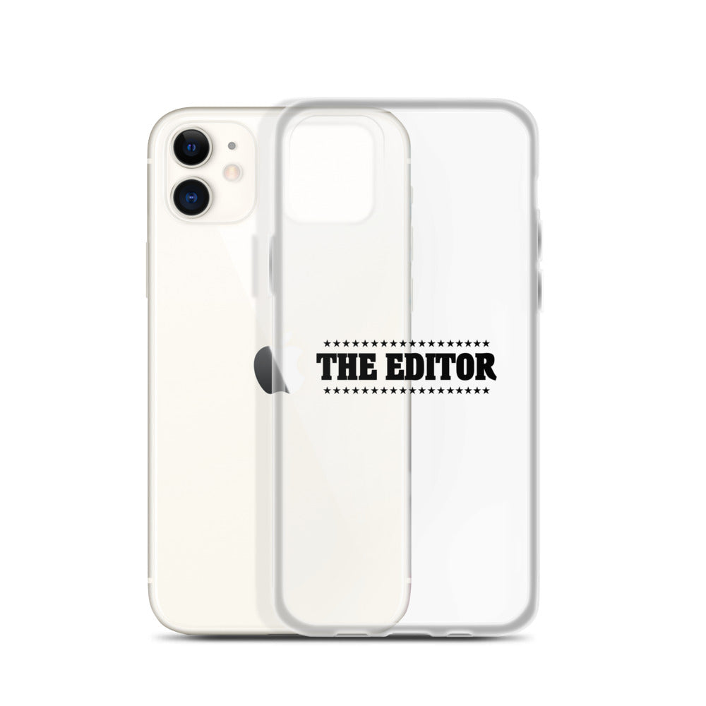 The Editor- iPhone Case Transparent