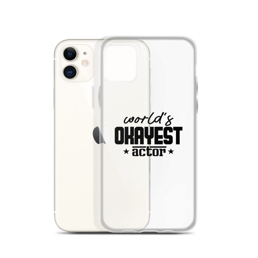 World's okayest actor- iPhone Case Transparent