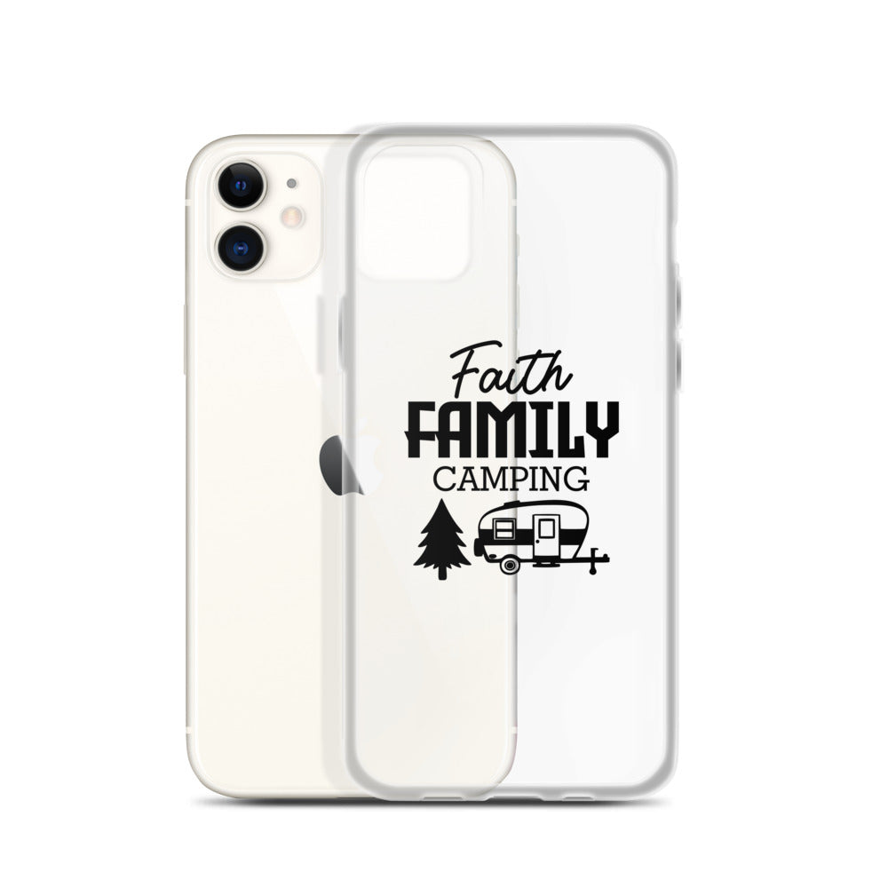 Family Camping- iPhone Case Transparent