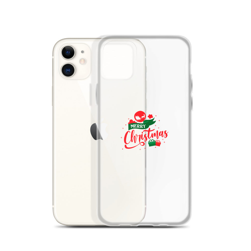 Merry Christmas- iPhone Case Transparent