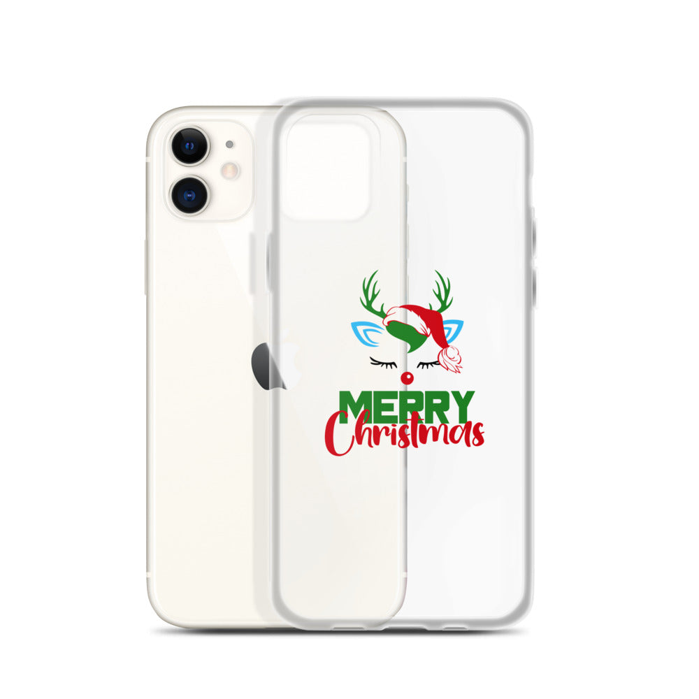 MERRY CHRISTMAS - iPhone Case Transparent