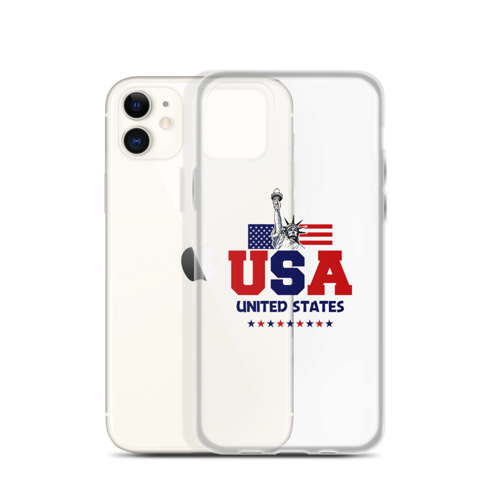 UNITED STATES OF AMERICA - iPhone Case Transparent