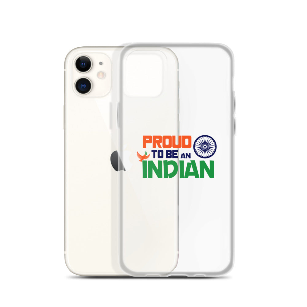 PROUD TO BE AN INDIAN - iPhone Case Transparent