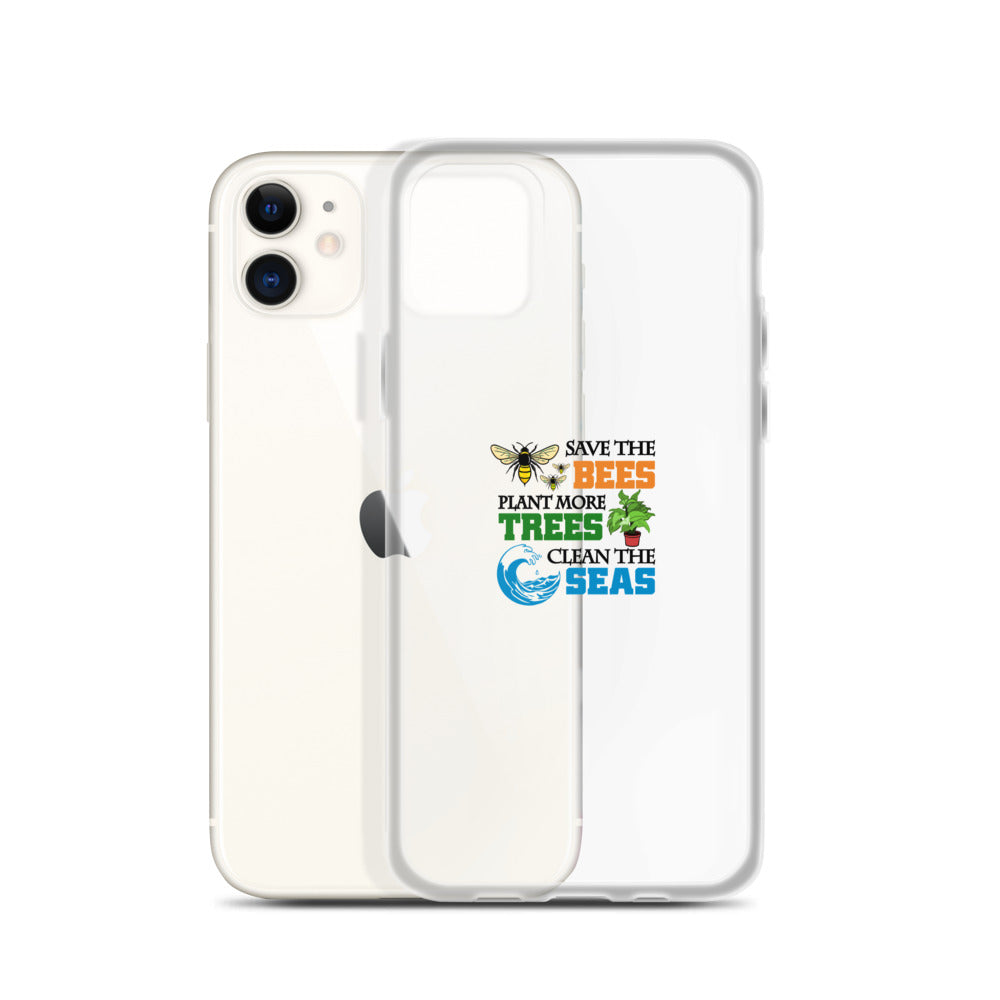 SAVE THE BEES - iPhone Case Transparent