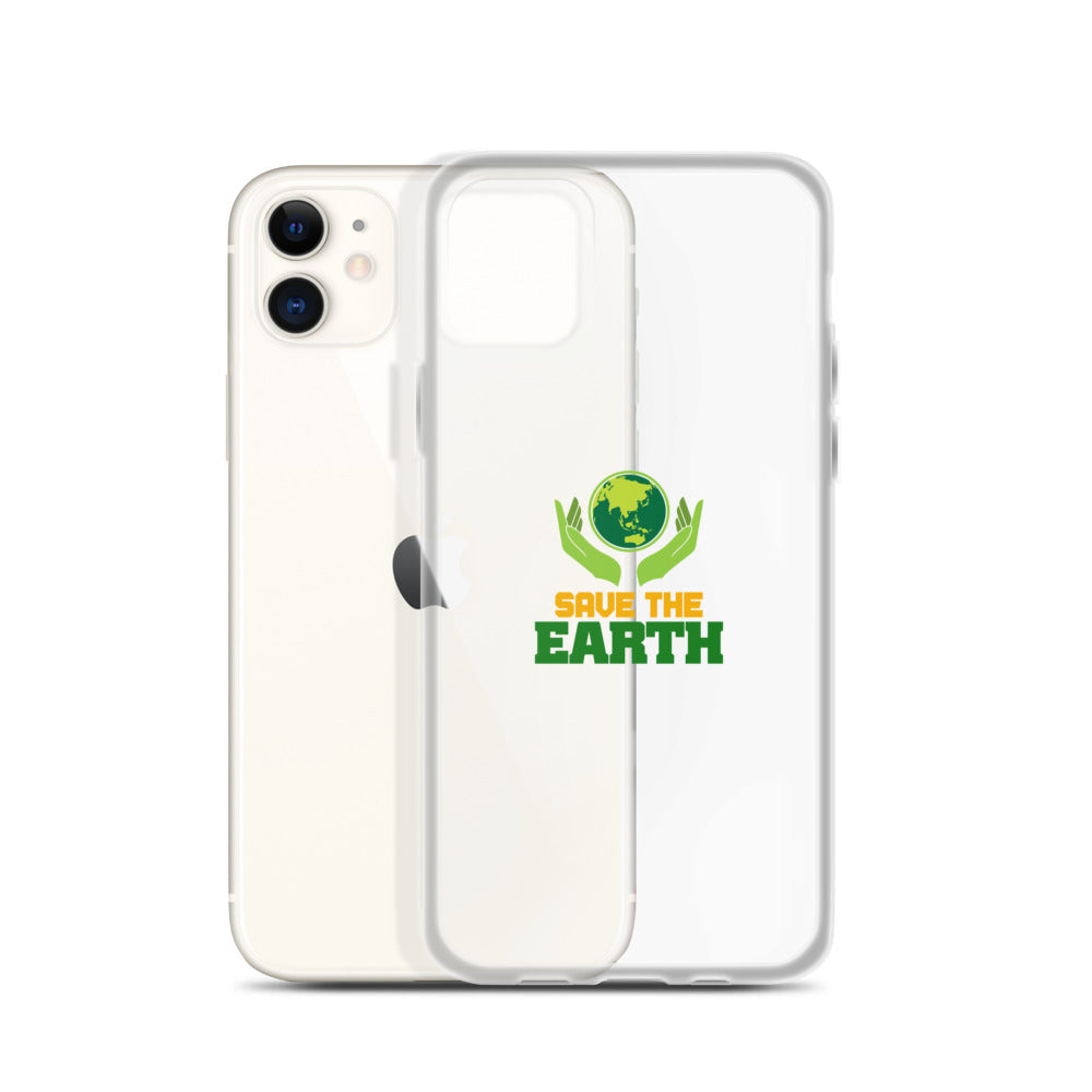 SAVE THE EARTH - iPhone Case Transparent