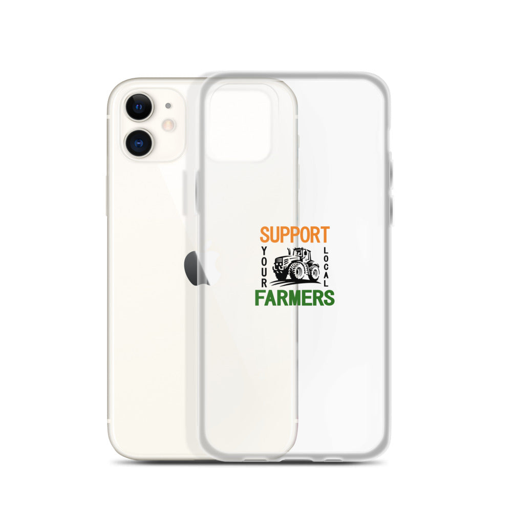 SUPPORT YOUR LOCAL FARMERS - iPhone Case Transparent