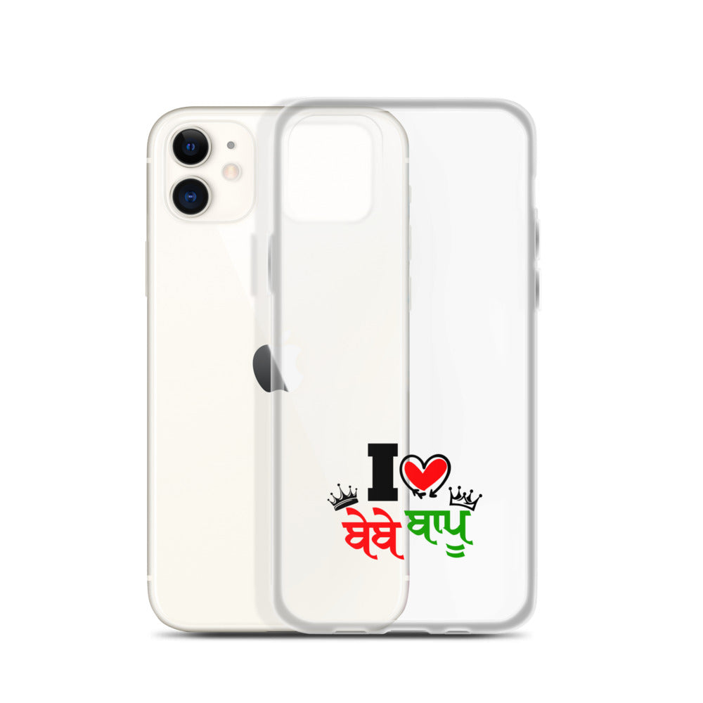 I LOVE BEBE BAPU - iPhone Case