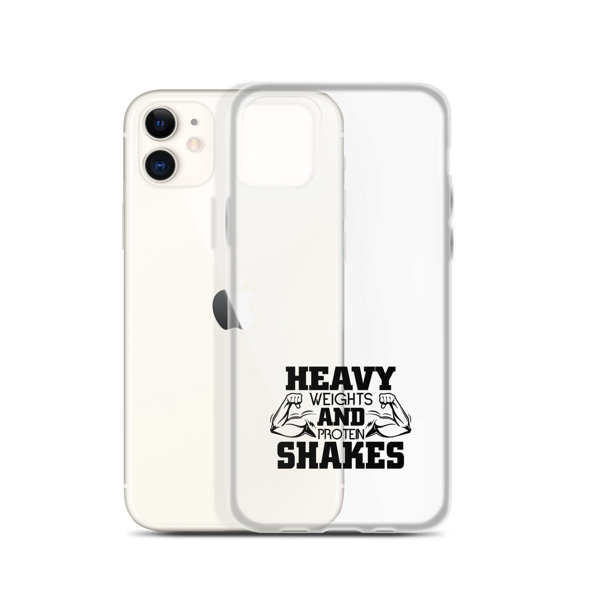 HEAVY WEIGHTS AND PROTEIN SHAKES - iPhone Case