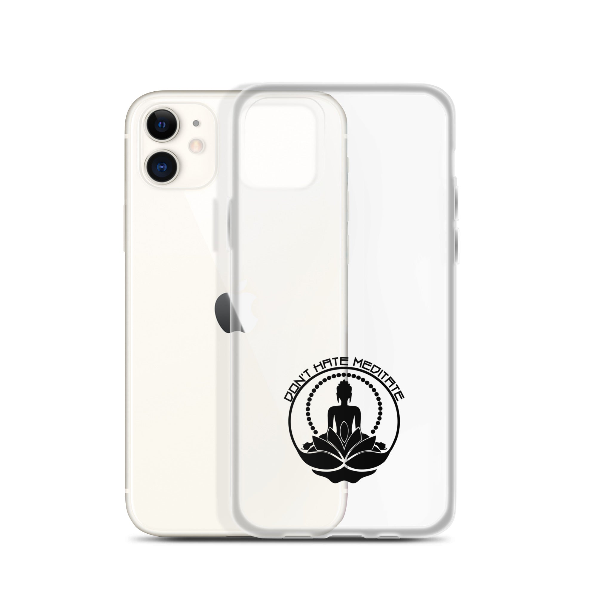 DON'T HATE MEDITATE - iPhone Case