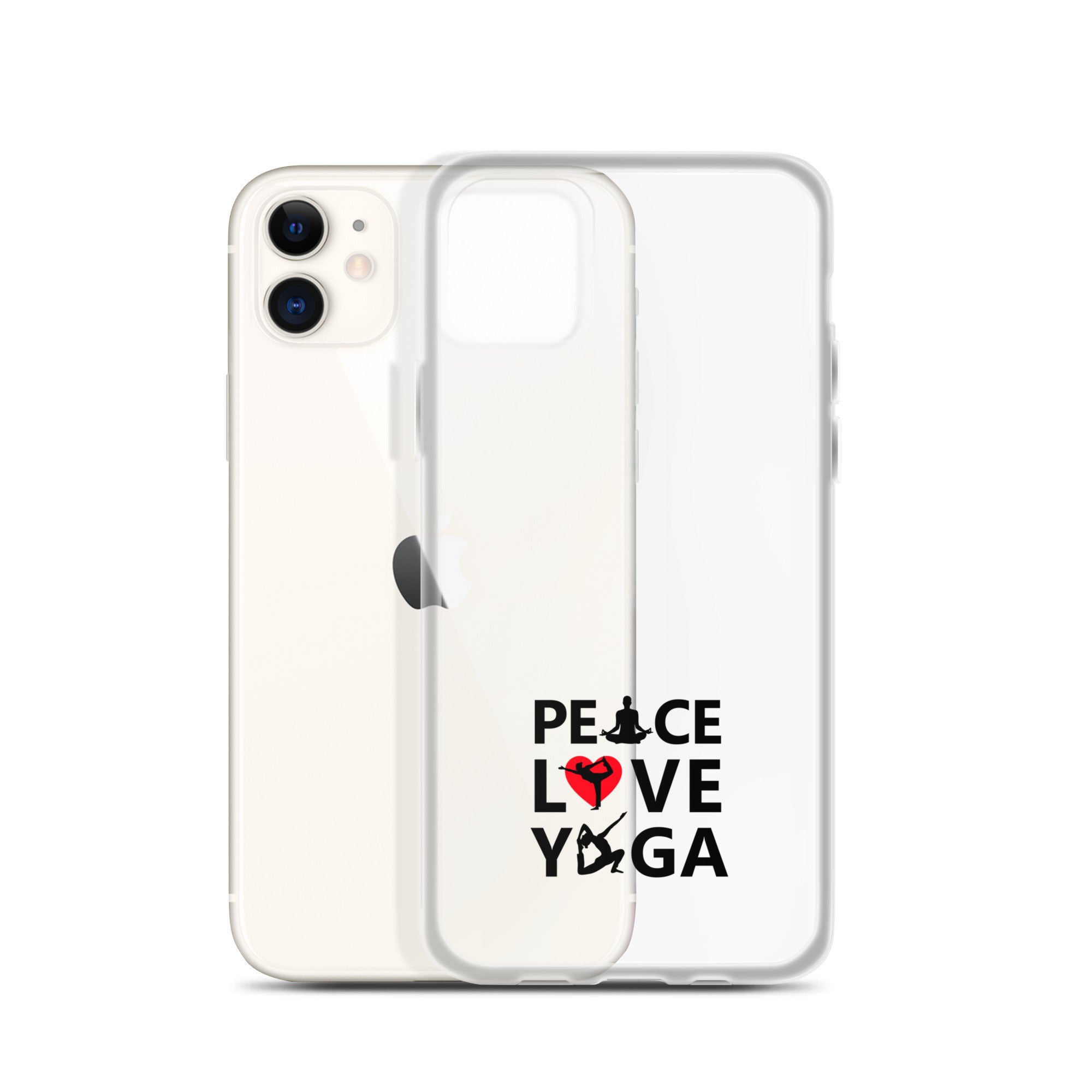 PEACE LOVE YOGA - iPhone Case