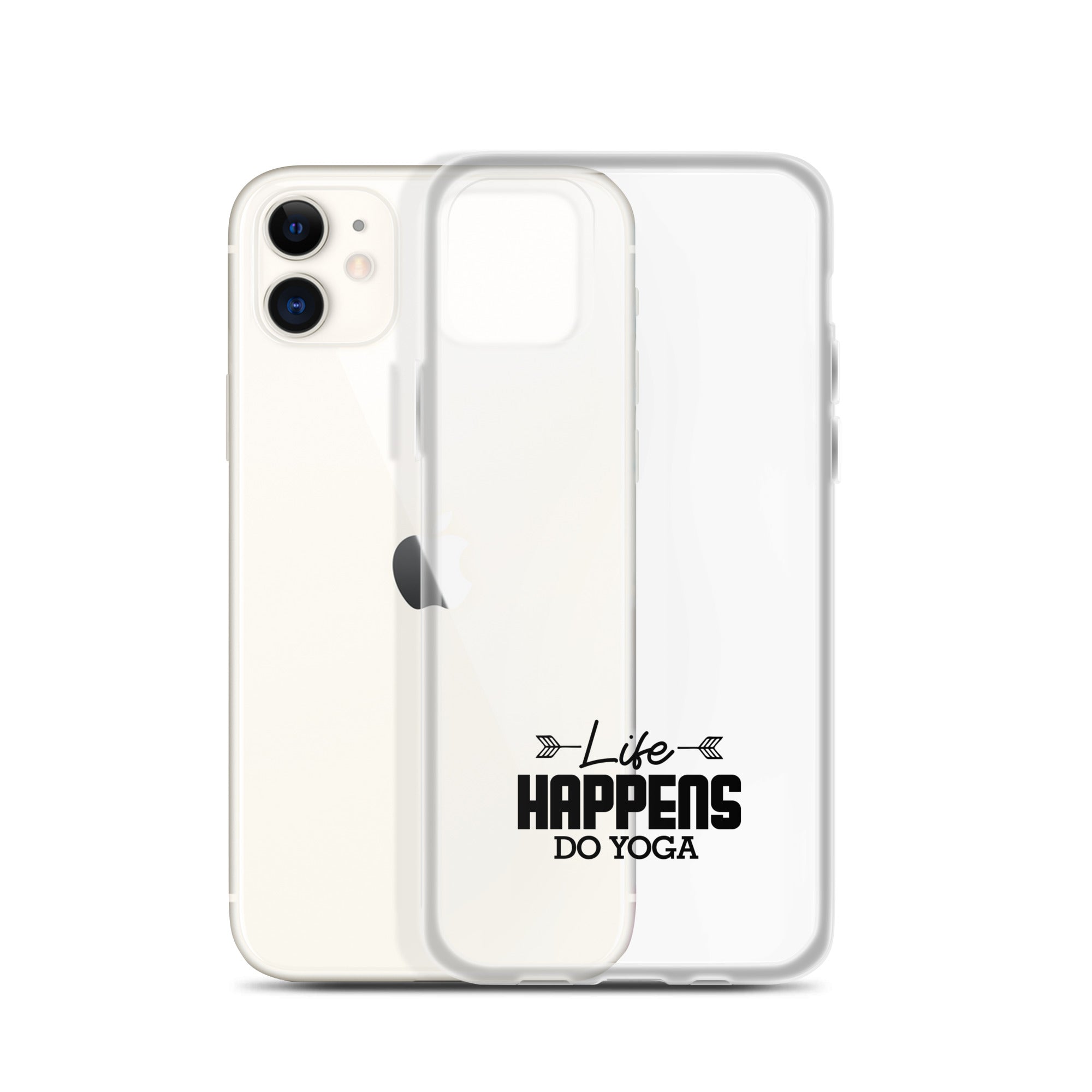 LIFE HAPPENS DO YOGA - iPhone Case