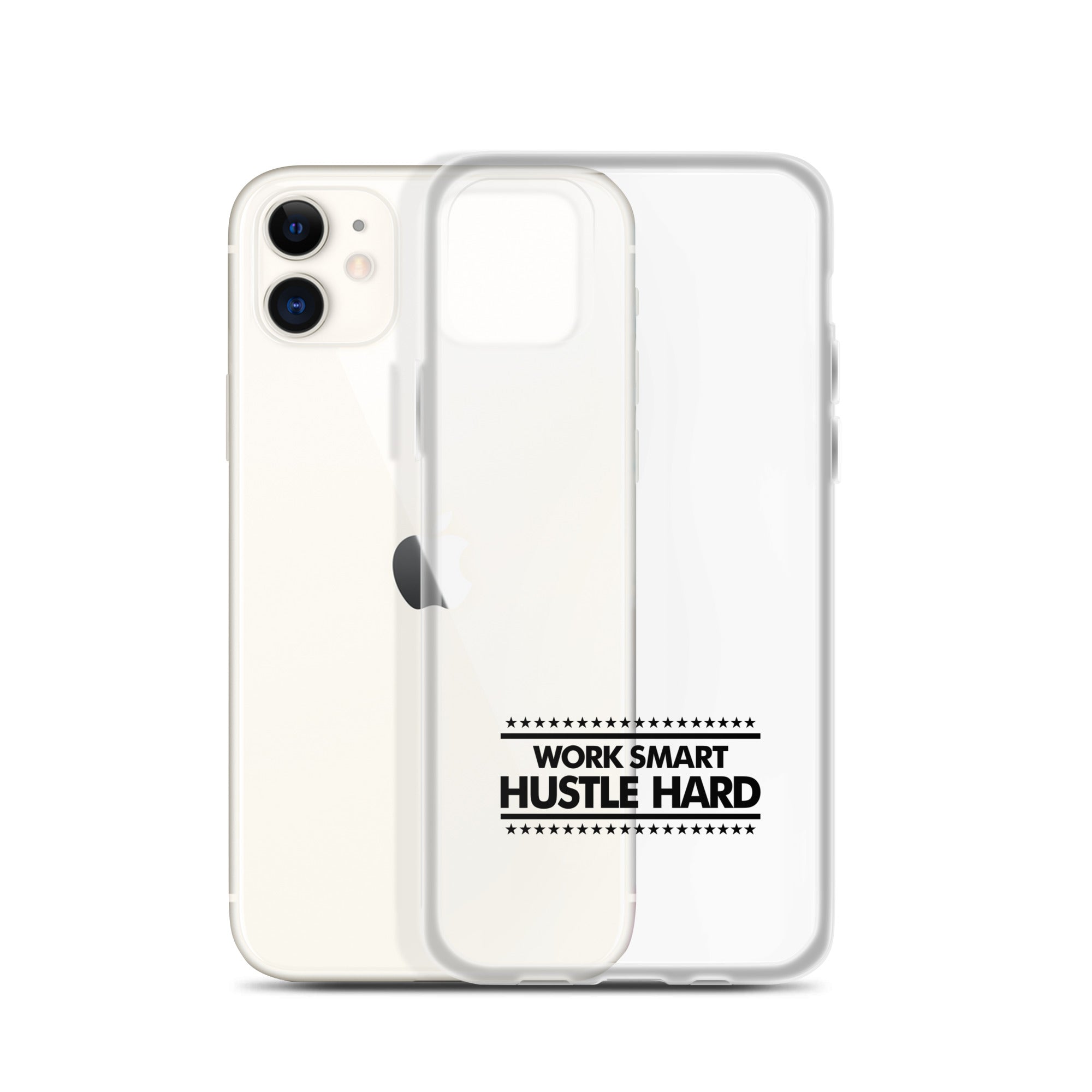 WORK SMART HUSTLE HARD - iPhone Case