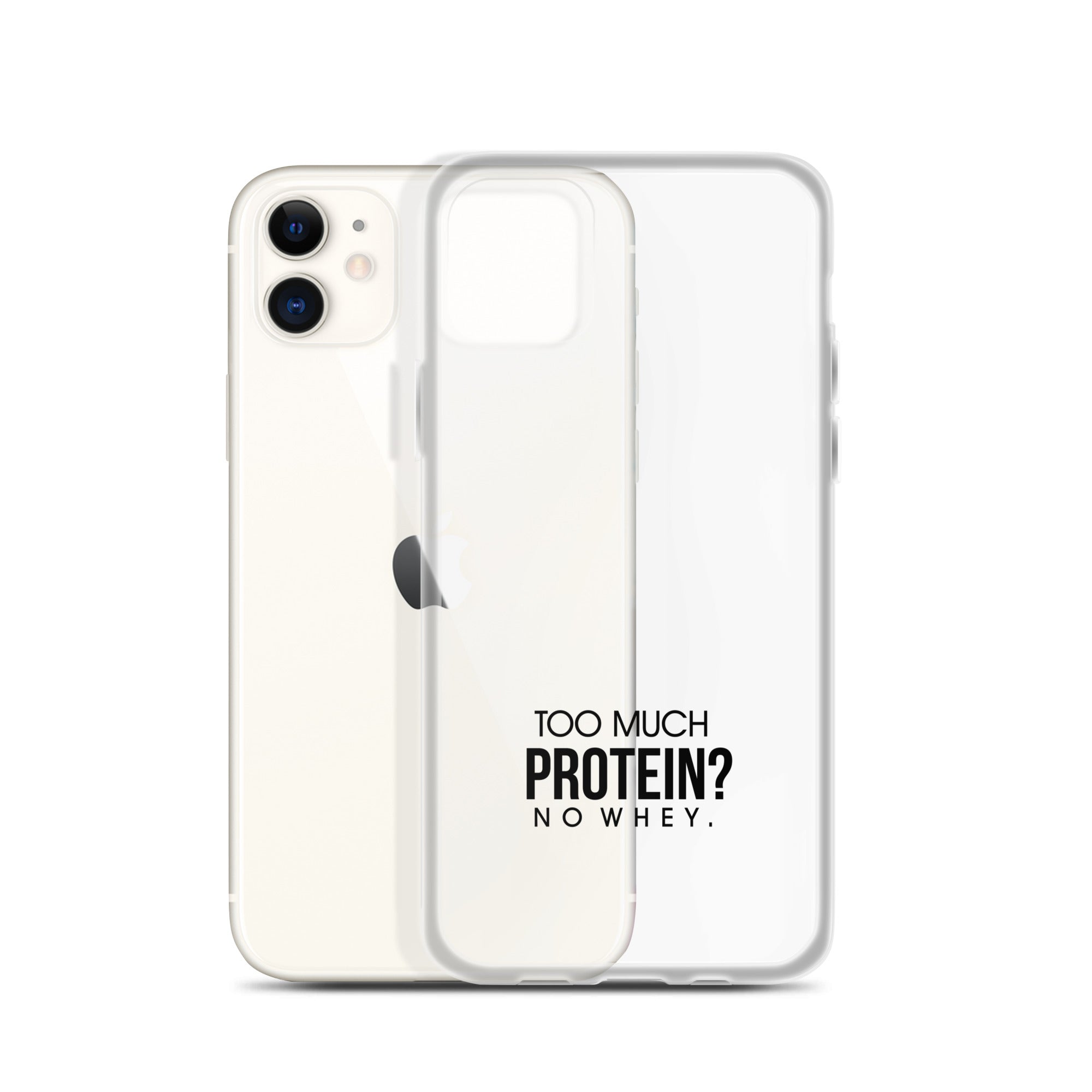 TOO MUCH PROTEIN - iPhone Case