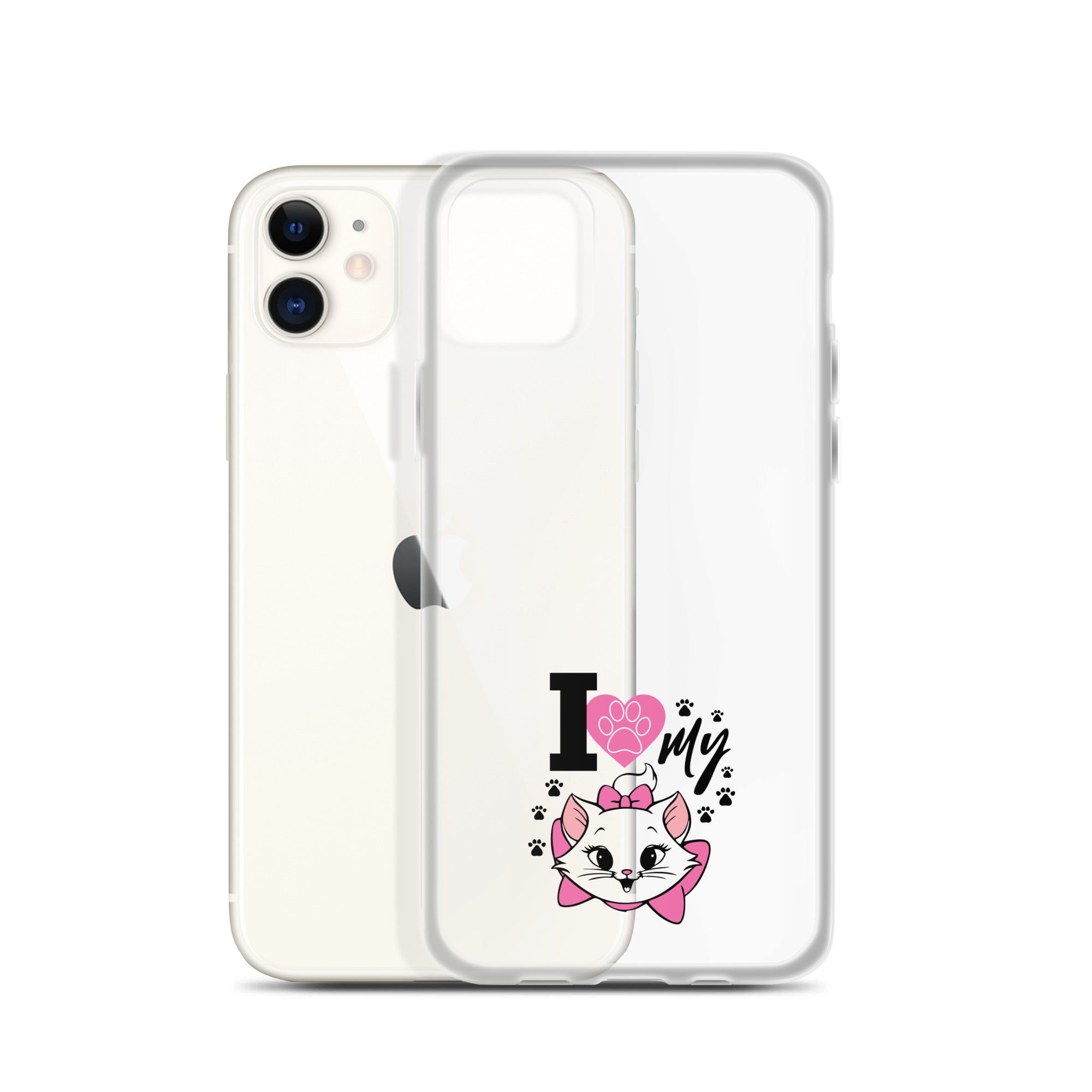 I LOVE MY CAT - iPhone Case