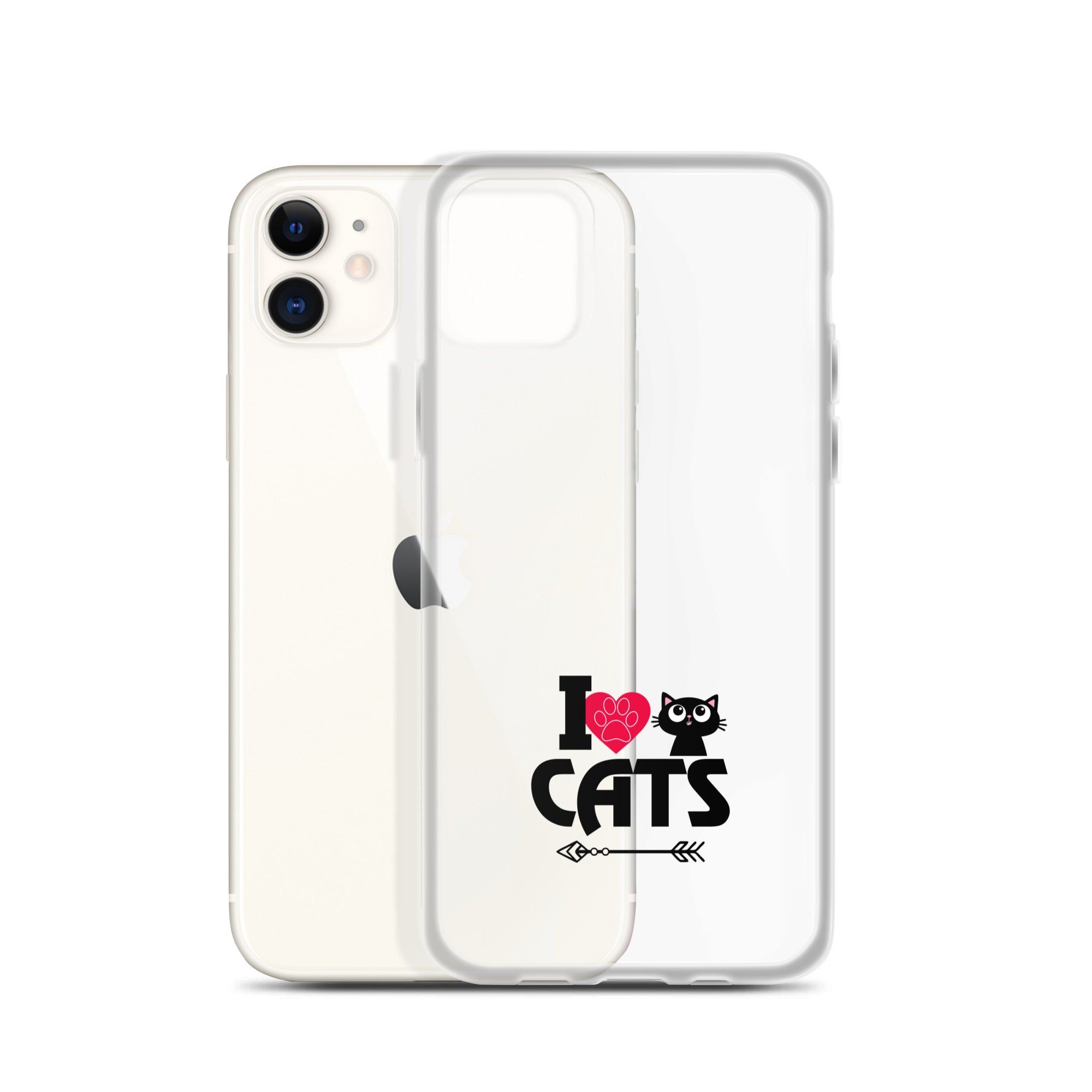 I LOVE CATS - iPhone Case