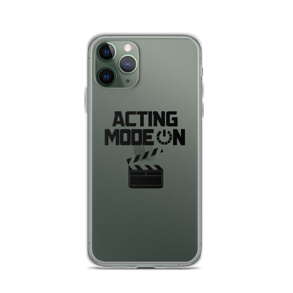 Acting mode - iPhone Case Transparent