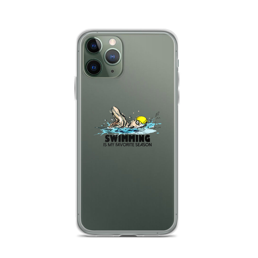 Swimming- iPhone Case Transparent