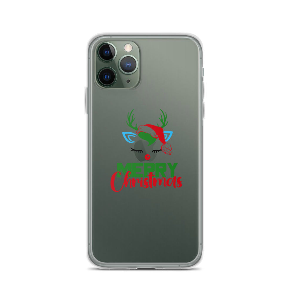 MERRY CHRISTMAS - iPhone Case Transparent