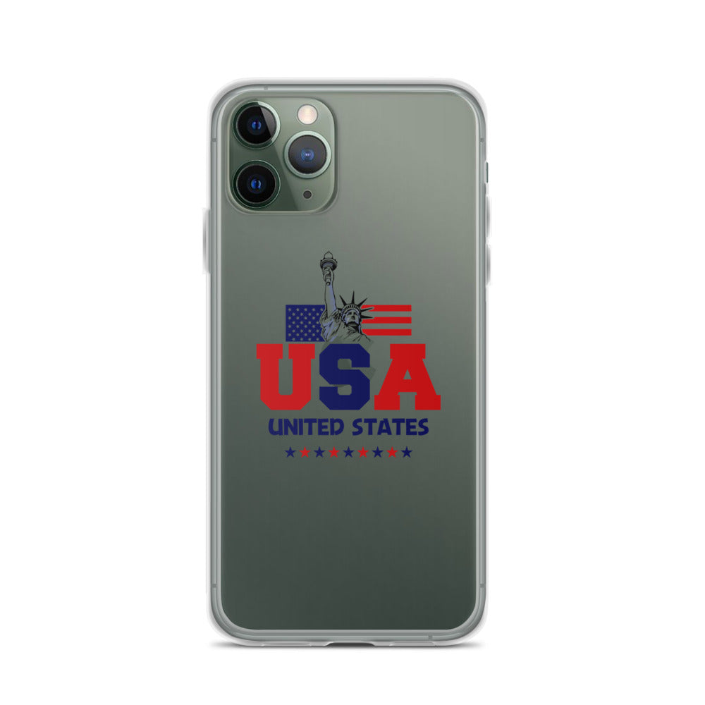 UNITED STATES OF AMERICA - iPhone Case Transparent