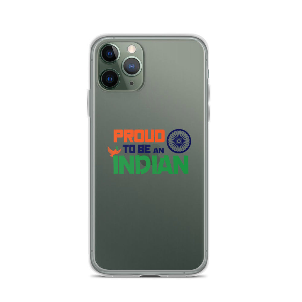 PROUD TO BE AN INDIAN - iPhone Case Transparent