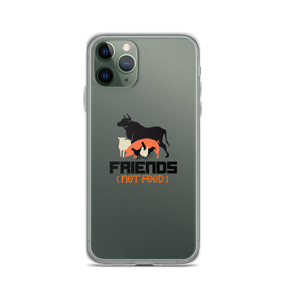 FRIENDS NOT FOOD - iPhone Case Transparent