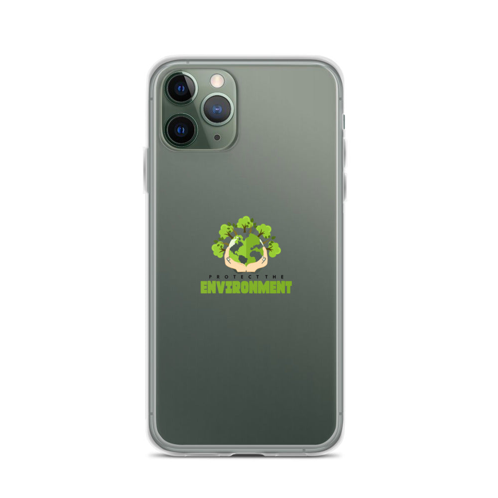 PROTECT THE ENVIRONMENT - iPhone Case Transparent