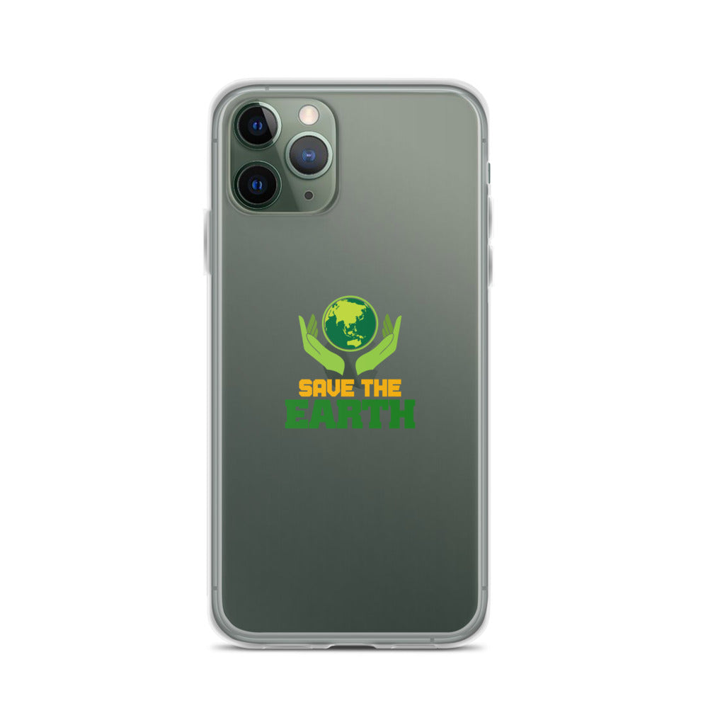 SAVE THE EARTH - iPhone Case Transparent