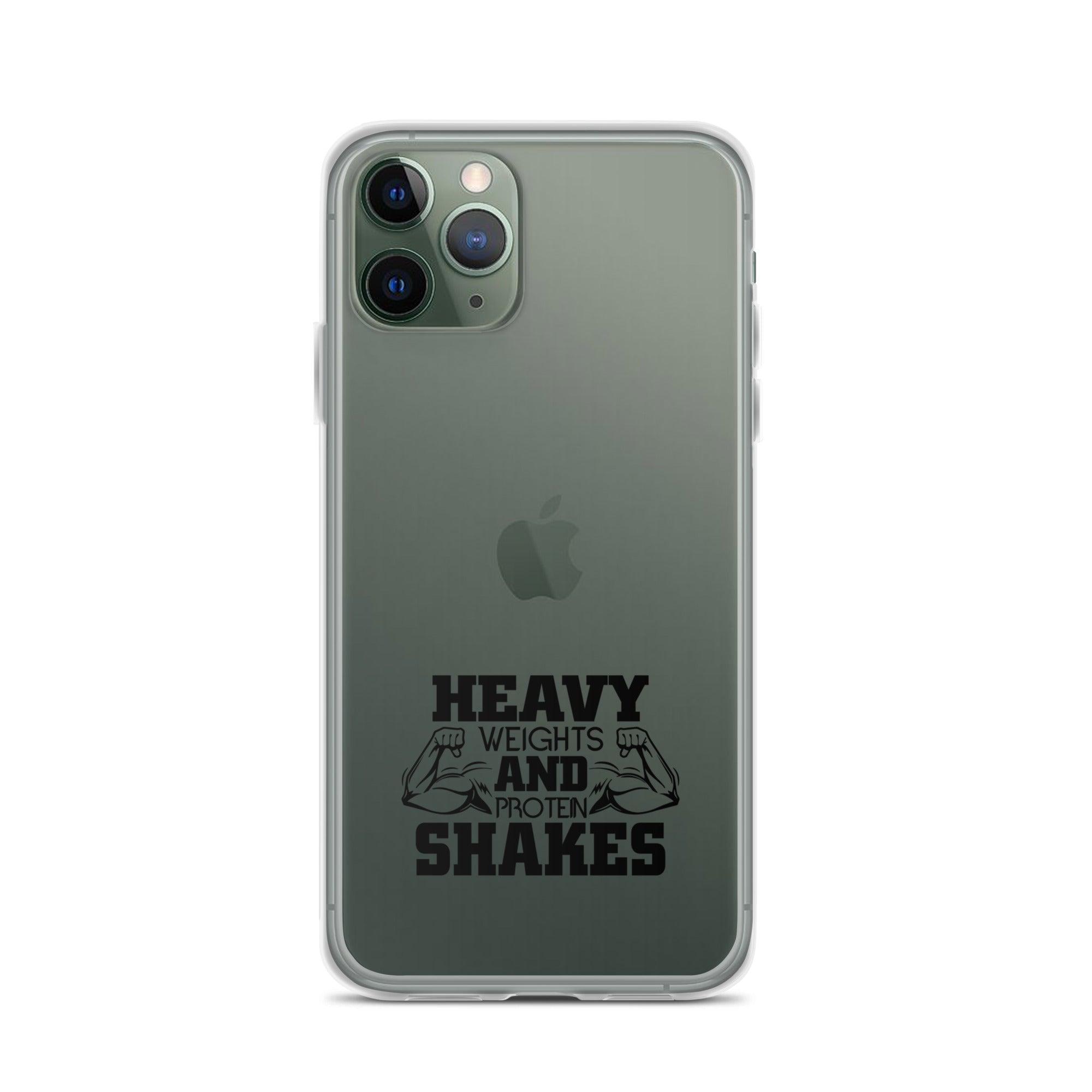 HEAVY WEIGHTS AND PROTEIN SHAKES - iPhone Case