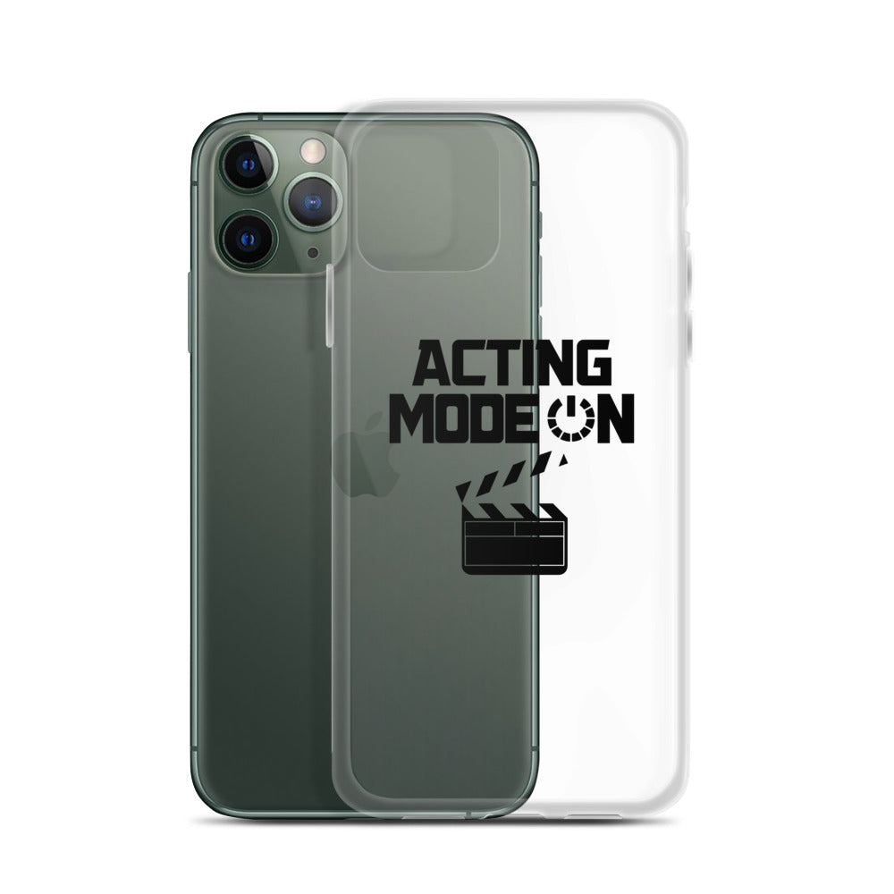 Acting mode - iPhone Case Transparent