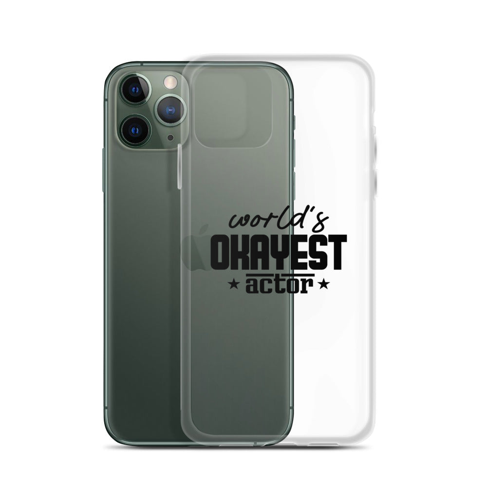 World's okayest actor- iPhone Case Transparent