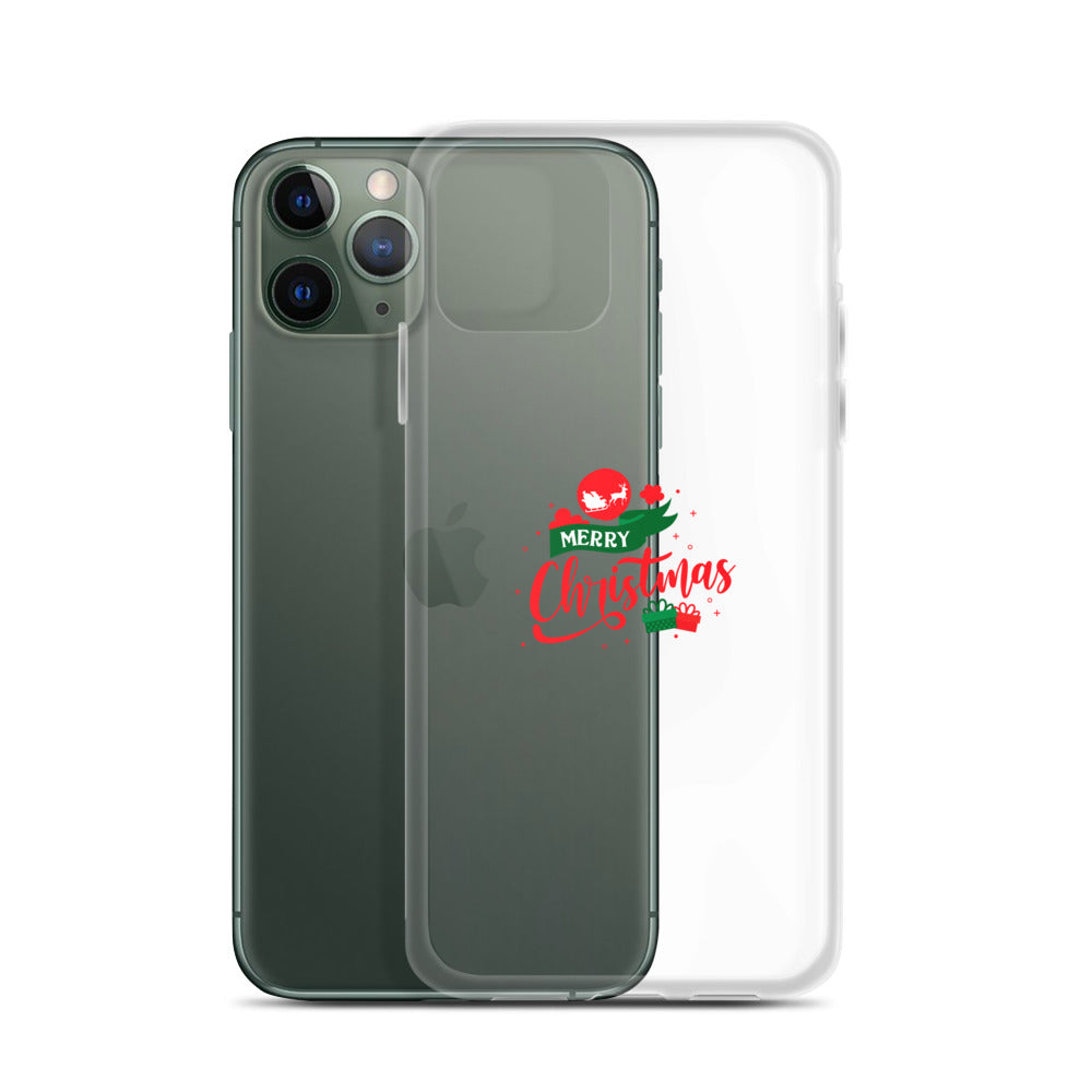 Merry Christmas- iPhone Case Transparent