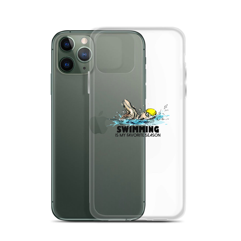 Swimming- iPhone Case Transparent