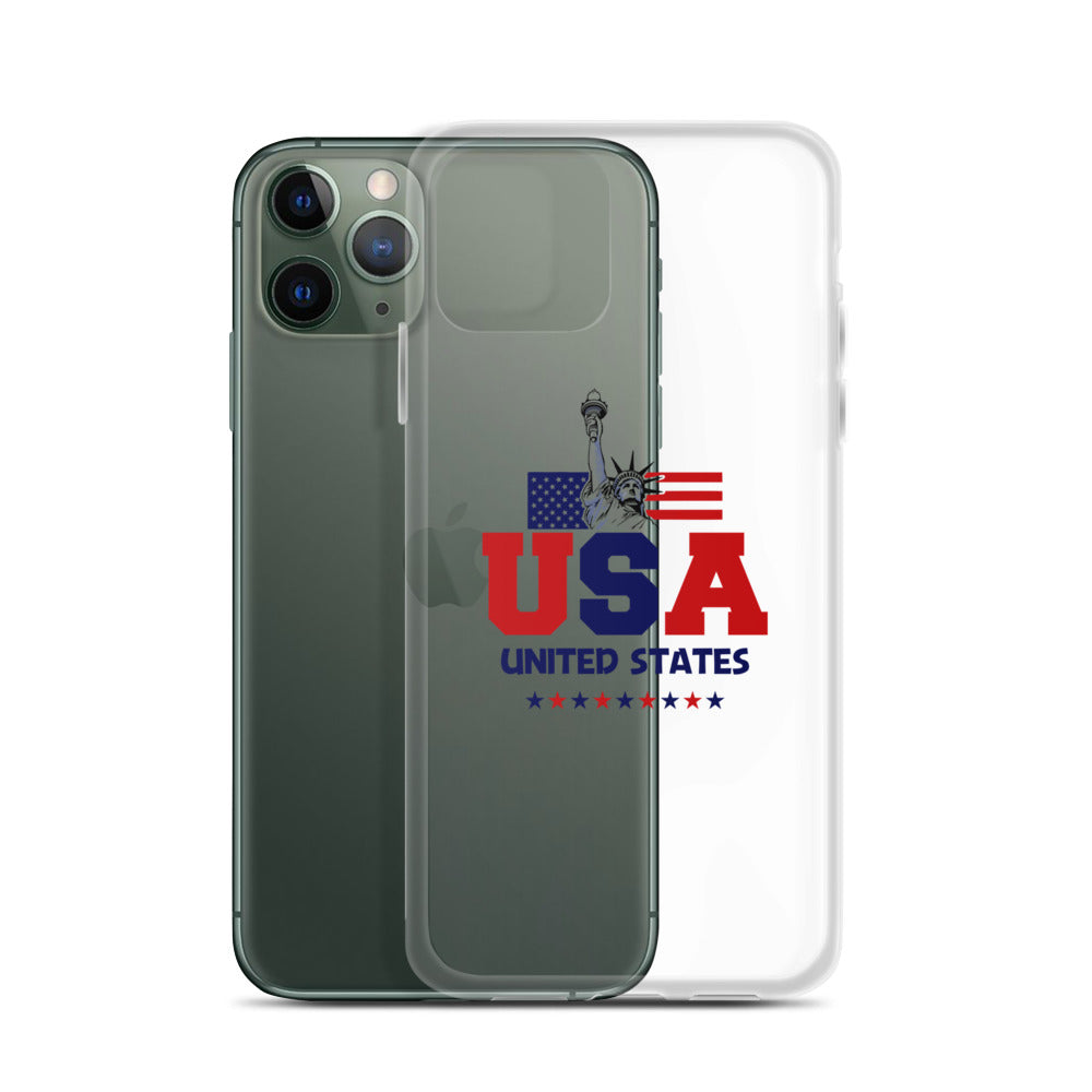 UNITED STATES OF AMERICA - iPhone Case Transparent