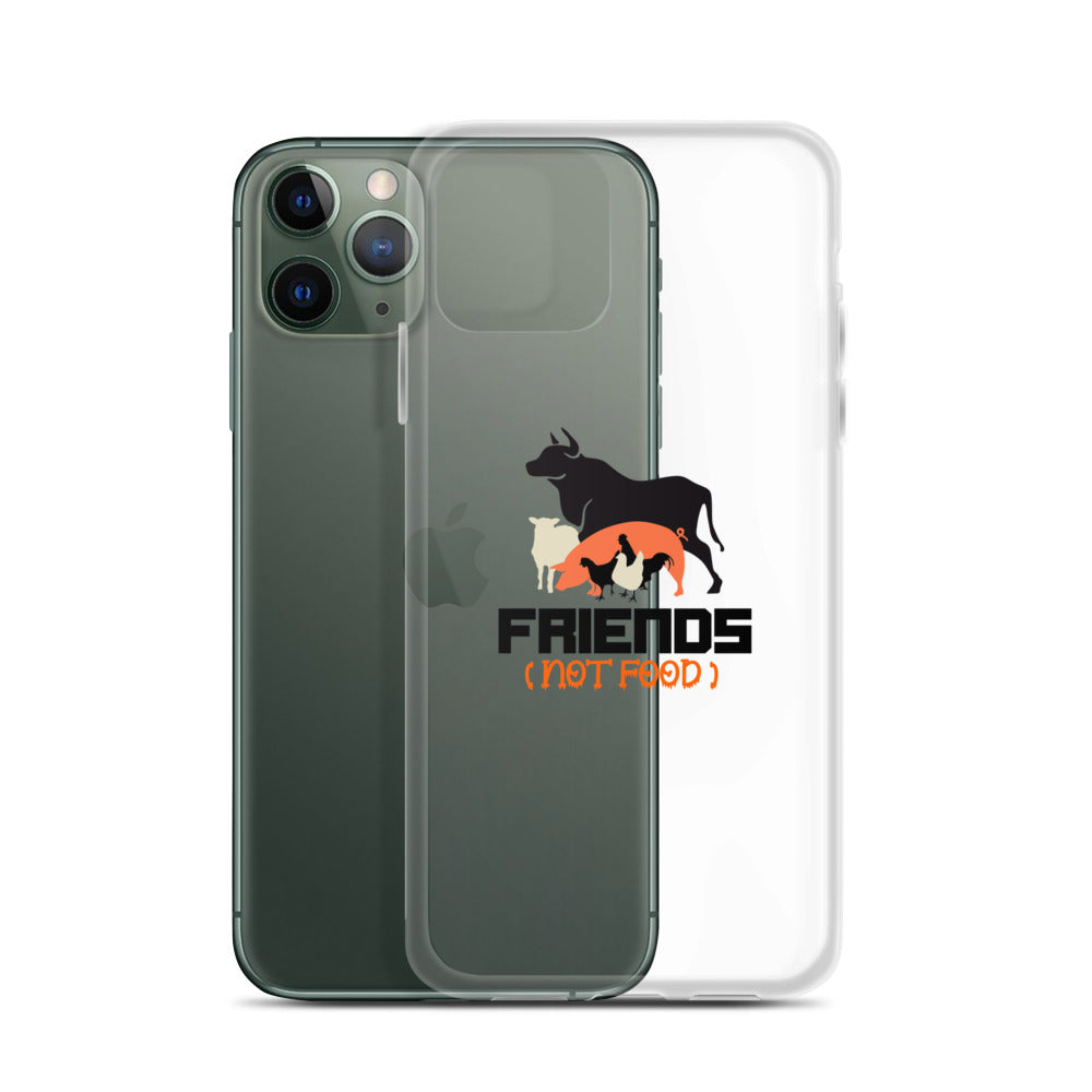 FRIENDS NOT FOOD - iPhone Case Transparent