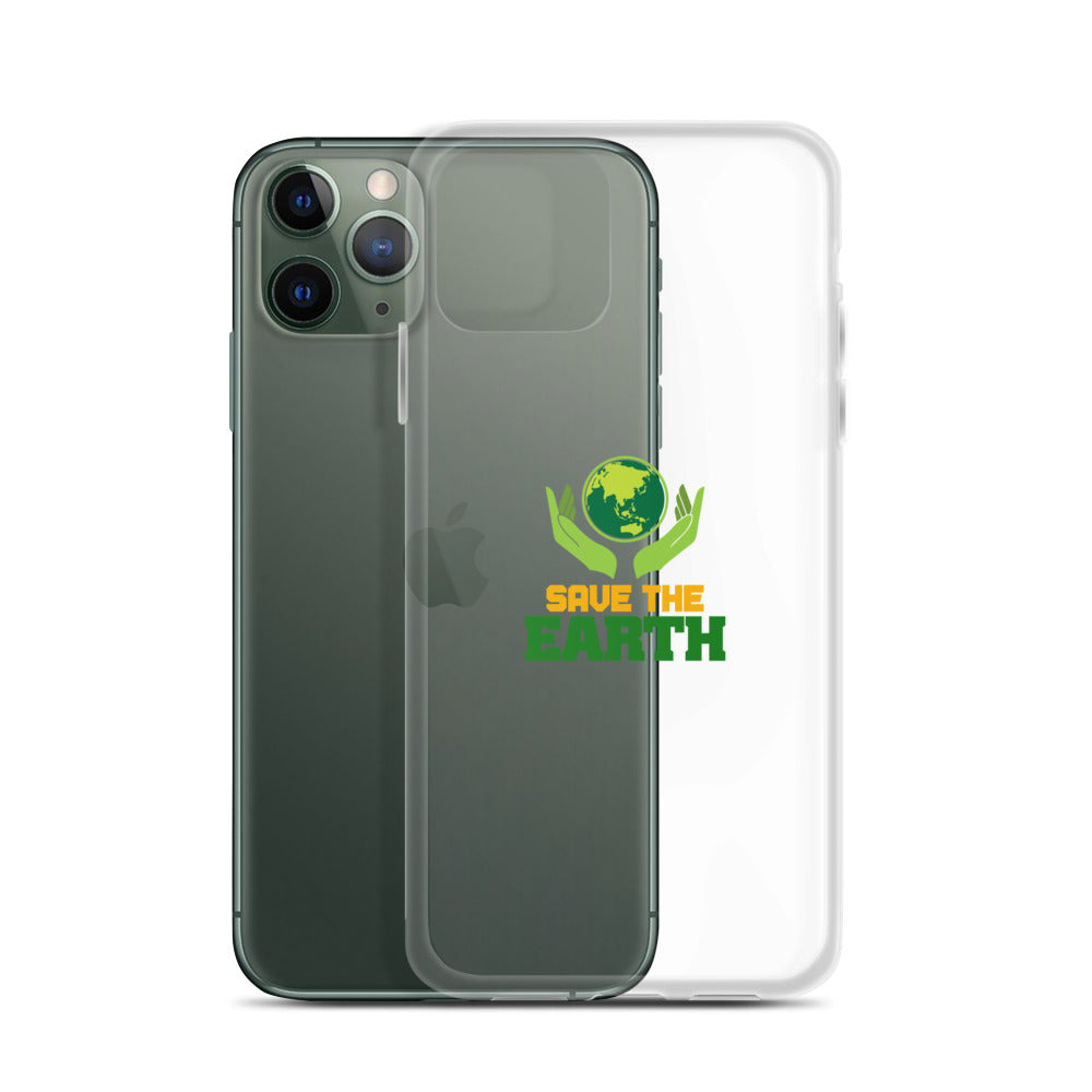 SAVE THE EARTH - iPhone Case Transparent