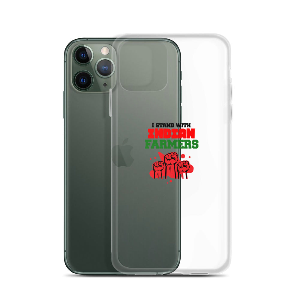 I STAND WITH INDIAN FARMERS - iPhone Case Transparent