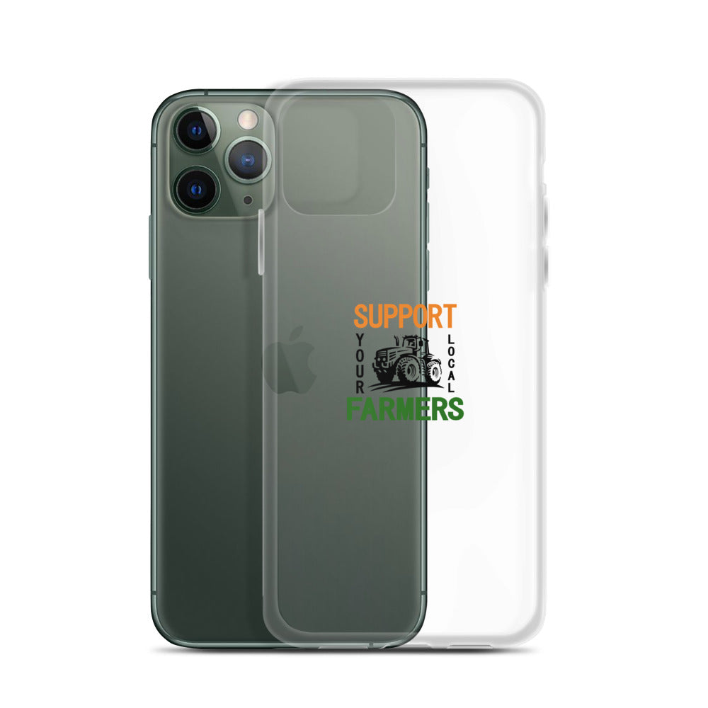 SUPPORT YOUR LOCAL FARMERS - iPhone Case Transparent