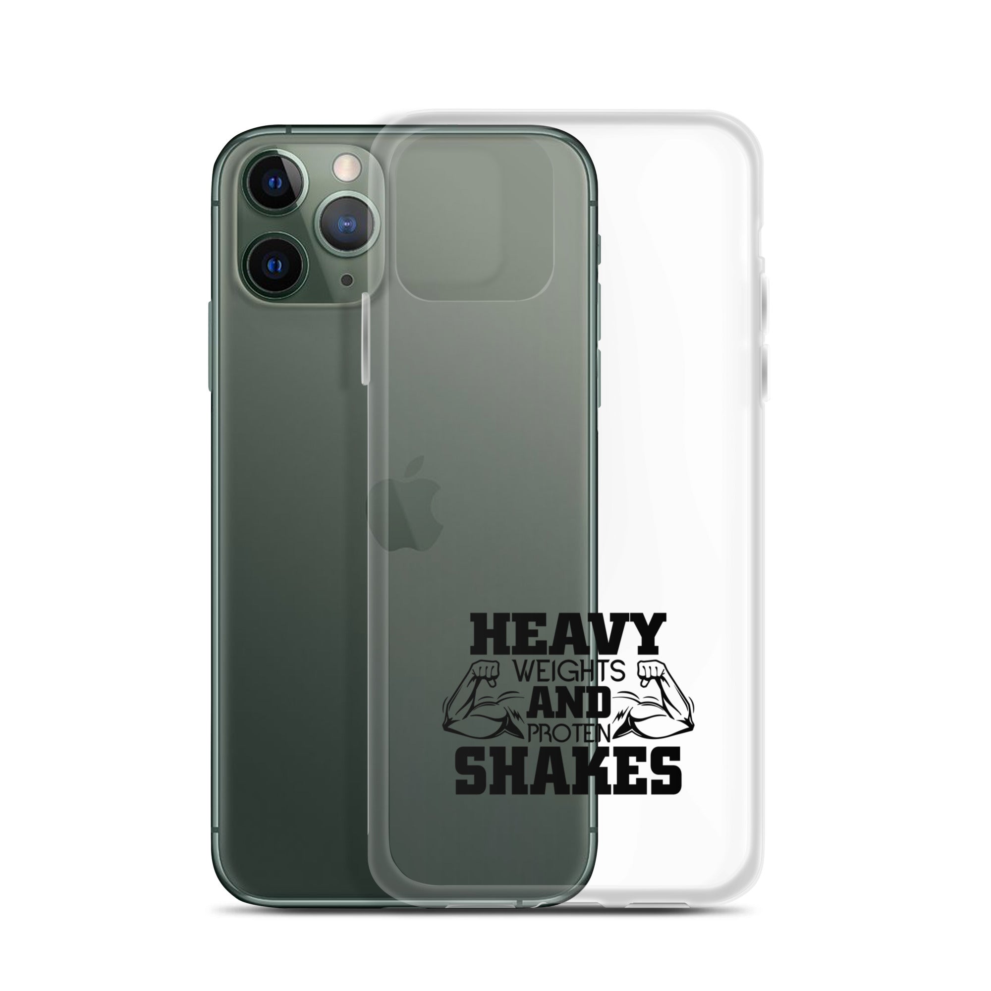 HEAVY WEIGHTS AND PROTEIN SHAKES - iPhone Case