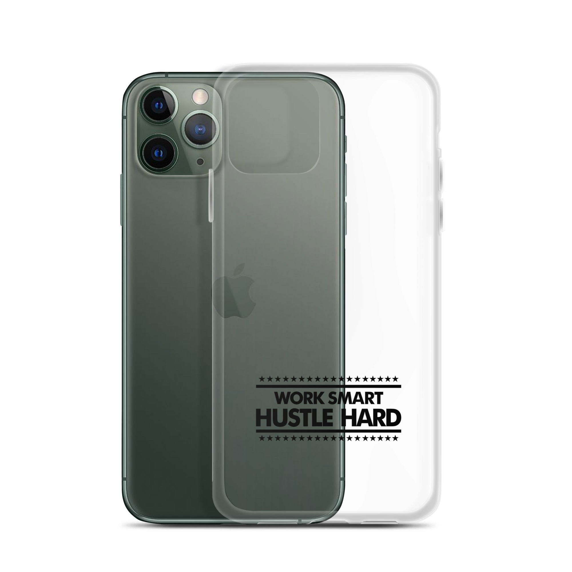 WORK SMART HUSTLE HARD - iPhone Case