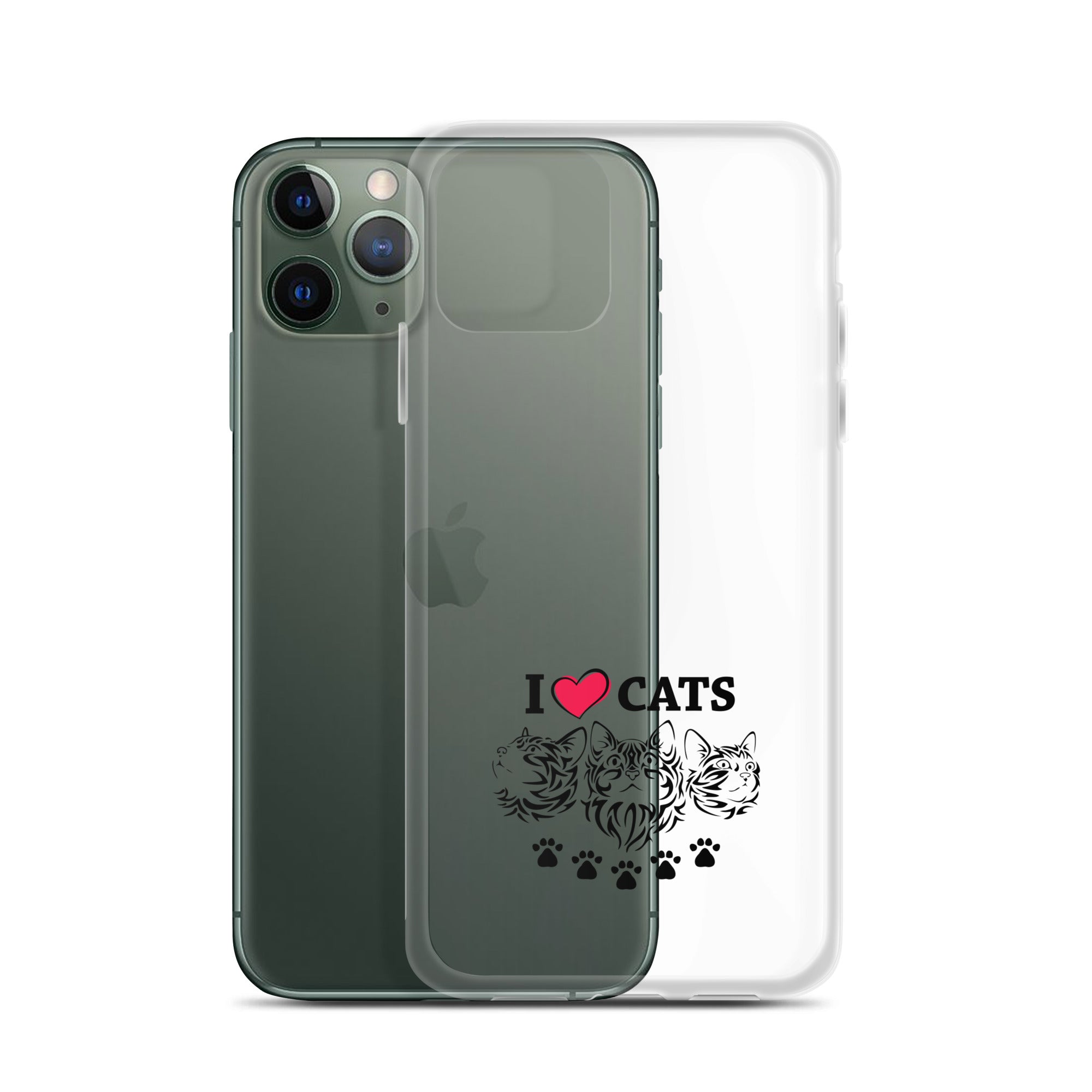 I LOVE CATS - iPhone Case